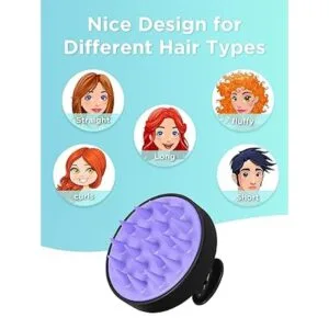 Cepillo de masaje para cuero cabelludo Heeta cepillo de_6