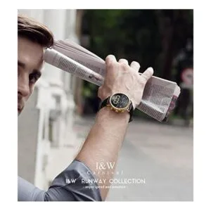 Luxury Mens Big Dial Chronograph Sapphire Glass_6