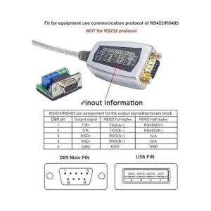 DTECH Cable adaptador convertidor de puerto serie USB a_6