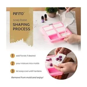 Pifito Base de jabón para derretir y verter manteca de_6