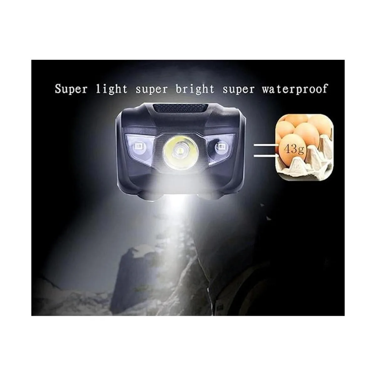 Paquete de 3 faros LED impermeables luces blancas y_6