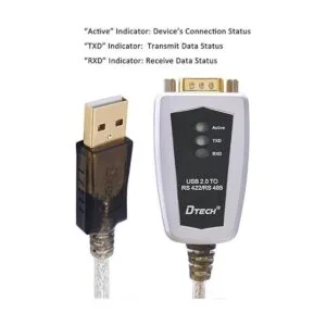 DTECH Cable adaptador convertidor de puerto serie USB a_5