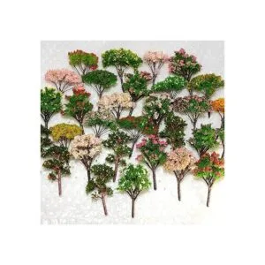 NW 32 piezas de modelos mezclados de colorido árboles_2