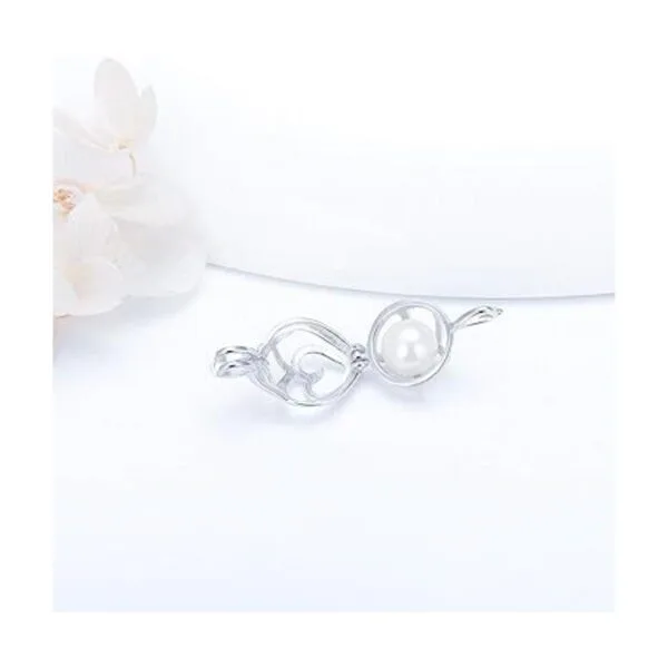 LGSY Colgantes de jaula de amor de plata de ley 925 para_3