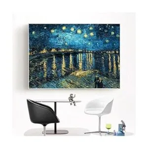 Faraway 5d DIY Diamond Pintura Noche estrellada sobre el_3