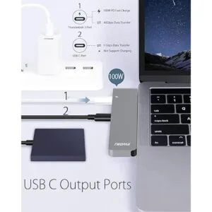 TWOPAN MacBook Pro Air Hub adaptador USB 7 en 2_4