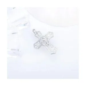 LGSY Colgante de plata de ley 925 con jaula de cruz para_4