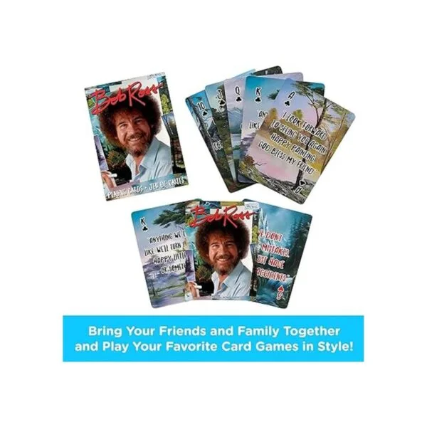 Aquarius Bob Ross Citas Multi Imagen Jugar Baraja Cartas_2