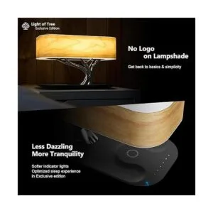 Ampulla Lámpara de noche con altavoz Bluetooth y cargador_2