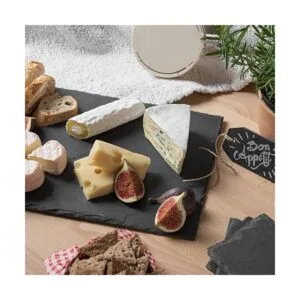 Navaris Posavasos de pizarra natural 4 x 4 pulgadas_2