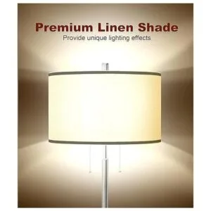 DEEPLITE Lámpara de pie moderna lámpara de pie alta con 2_3