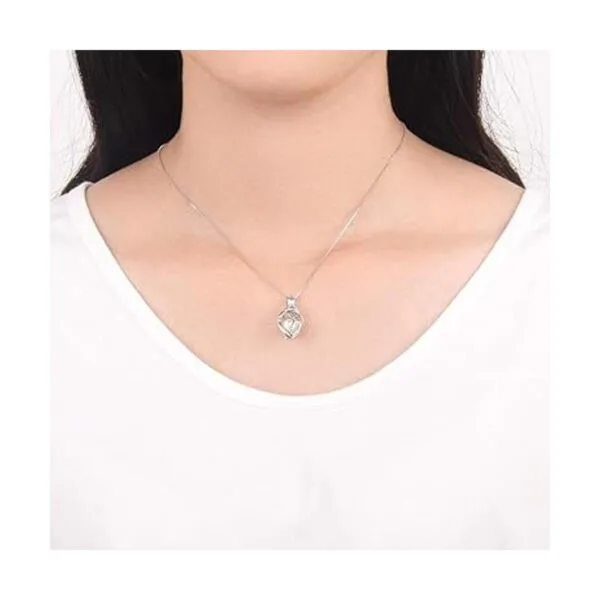 LGSY Colgantes de jaula de amor de plata de ley 925 para_6