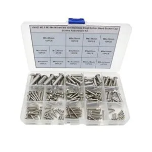 HVAZI Kit surtido de tornillos métricos M2.5 M3 M4 M5 M6_2