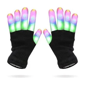Guantes Luwint con dedos luminosos con luces LED de colores_1