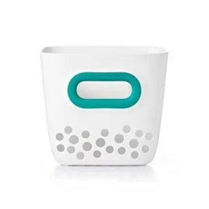OXO Tot. Papelera de juguete para baño color verde azulado_1