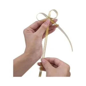Feyarl Cinta metálica brillante dorada para manualidades_6