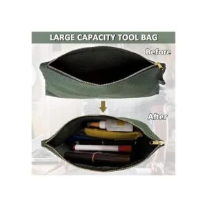 Paquete de 6 bolsas de herramientas de lona resistentes de_2