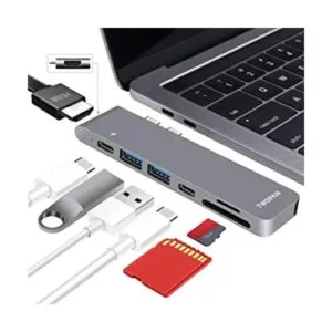 TWOPAN MacBook Pro Air Hub adaptador USB 7 en 2_1