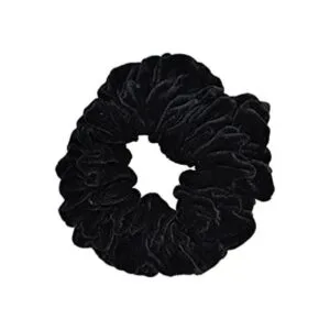 Terciopelo Jumbo negro Scrunchy_1