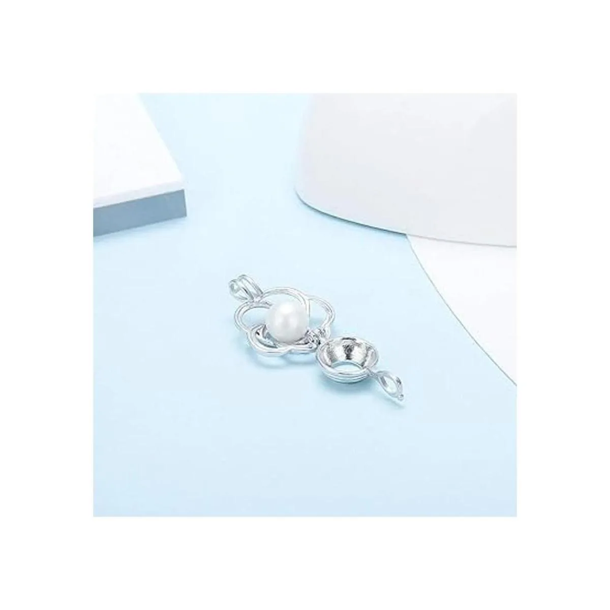 LGSY Colgantes de jaula de perlas de plata de ley para_2