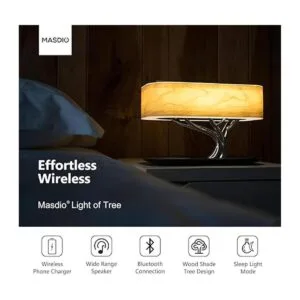 Ampulla Lámpara de noche con altavoz Bluetooth y cargador_3