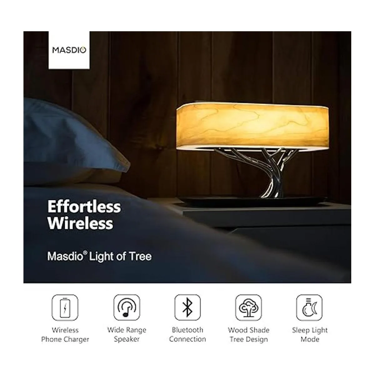 Ampulla Lámpara de noche con altavoz Bluetooth y cargador_3