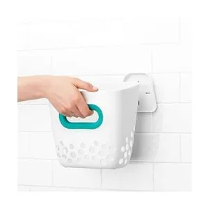 OXO Tot. Papelera de juguete para baño color verde azulado_6