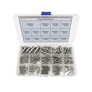 HVAZI Kit surtido de tornillos métricos M2.5 M3 M4 M5 M6_1
