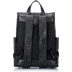 Boshiho Mochila de cuero real para laptop bolsa de viaje_3