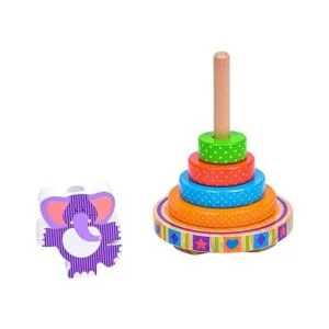 Melissa Doug First Play Apilador mecedora 6 piezas_3