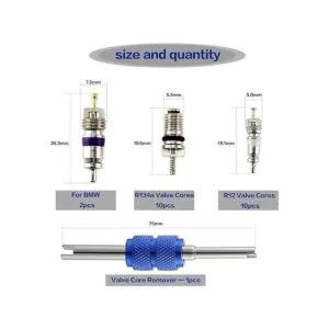 OCR Válvula de aire acondicionado de coche Core R12 R134a_3
