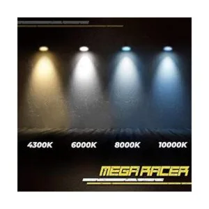 Mega Racer Bombilla D2S Foco de reemplazo para faros de_6