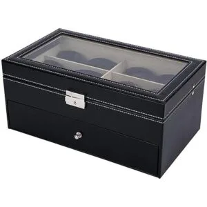 AUTOARK AW023 Organizador de cuero con cerradura para_7