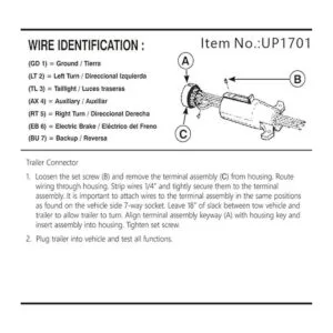 NEW SUN Conector de remolque redondo de 7 vías para_6