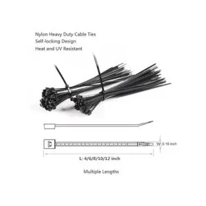 NewMainOne Bridas para cables 500 paquetes de bridas de_2