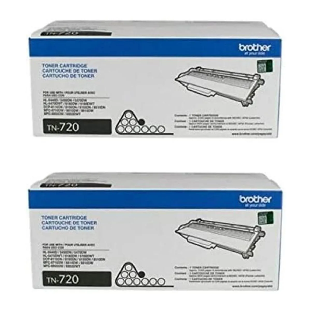 Brother TN720 TN720 Cartucho de tóner láser negro 2_1