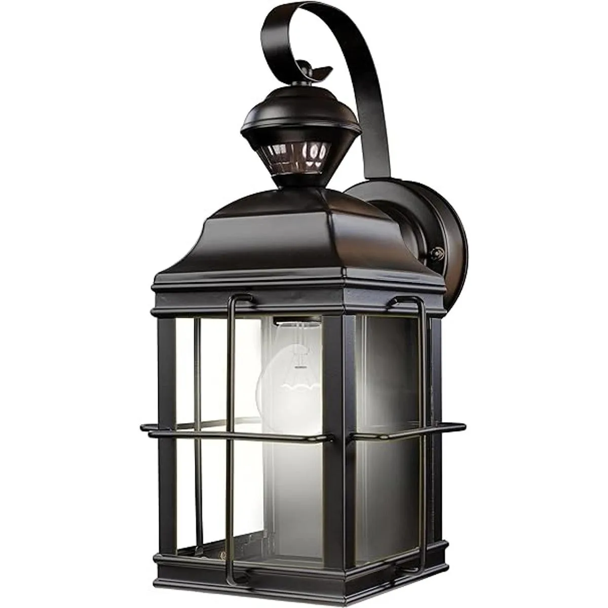 Heath Zenith HZ4144BK Luz de seguridad decorativa con_1