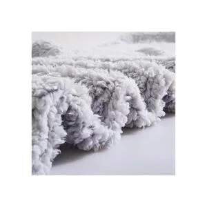 Reafort Funda de almohada Sherpa ultra suave con cierre_4