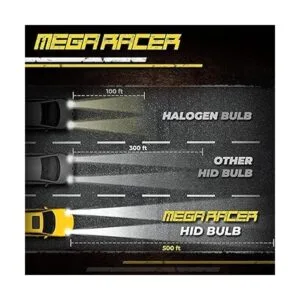 Mega Racer Bombilla D2S Foco de reemplazo para faros de_2