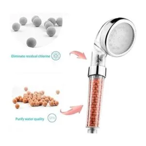 PRUGNA Cabezal de ducha LED con manguera y soporte de_4