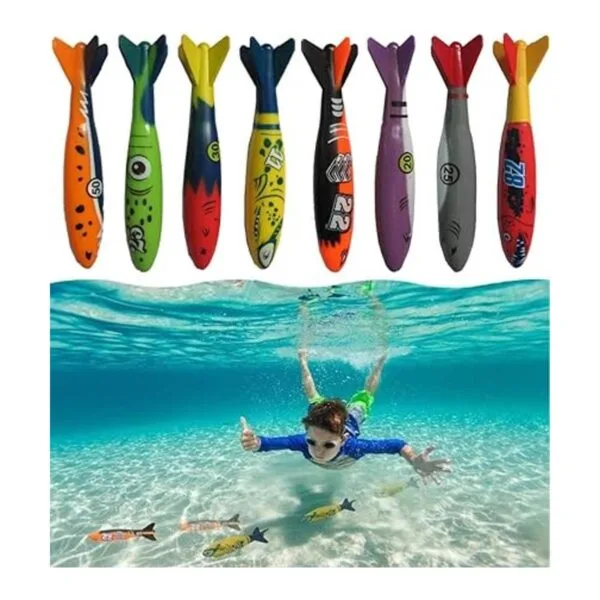 Haktoys Bandidos de torpedo de buceo subacuático juguete_7