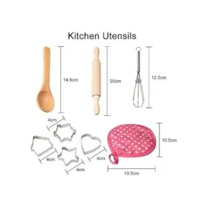 Acekid Juego de chef para niños 11 piezas de juego de rol_3