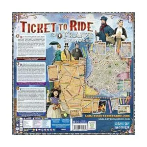 Ticket To Ride Map Collection V6 Francia y Viejo Oeste_3