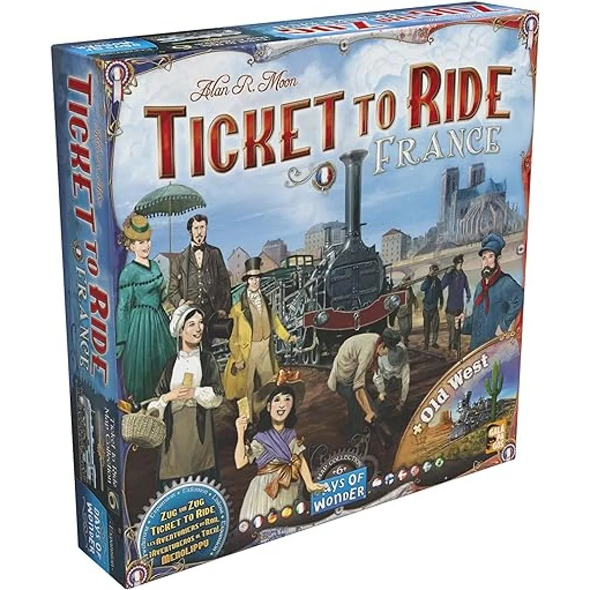 Ticket To Ride Map Collection V6 Francia y Viejo Oeste_1