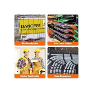 NewMainOne Bridas para cables 500 paquetes de bridas de_5