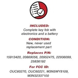 KeylessOption Alarma de mando a distancia para Chevy_3