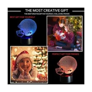 Casco de fútbol 3D lámpara de ilusión óptica Ticent 7_2