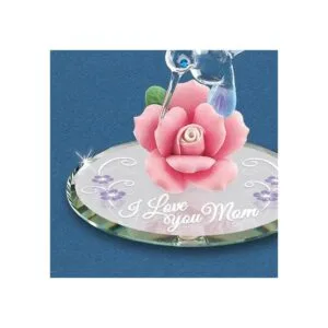 Glass Baron Figura de colibrí I Love You Mom_3