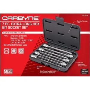CARBYNE Juego de llaves hexagonales extra largas SAE 7_3
