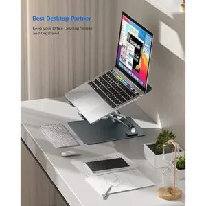 Nulaxy Soporte para laptop soporte elevador ergonómico_2